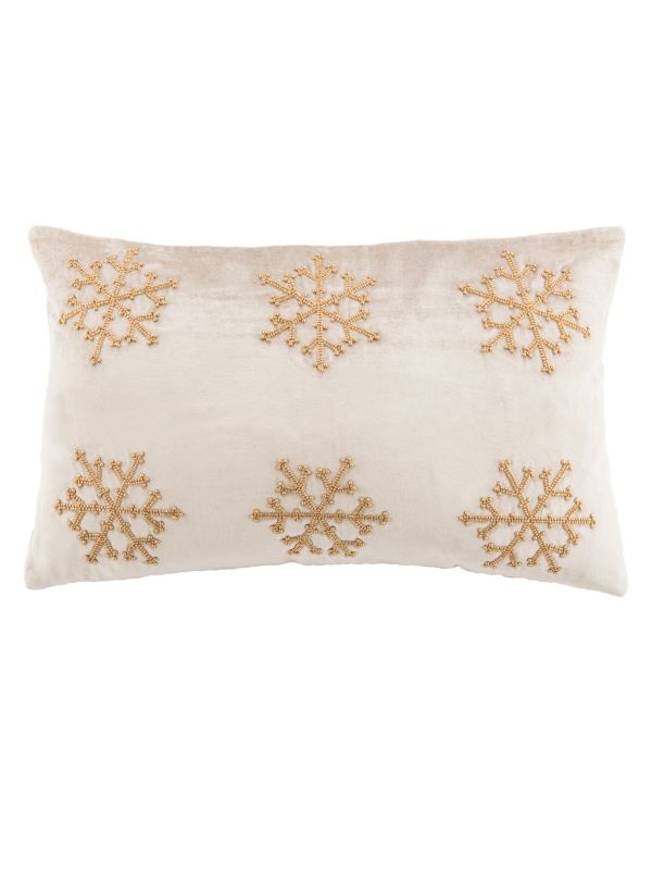 Safavieh Sydnee Snowflake Pillow